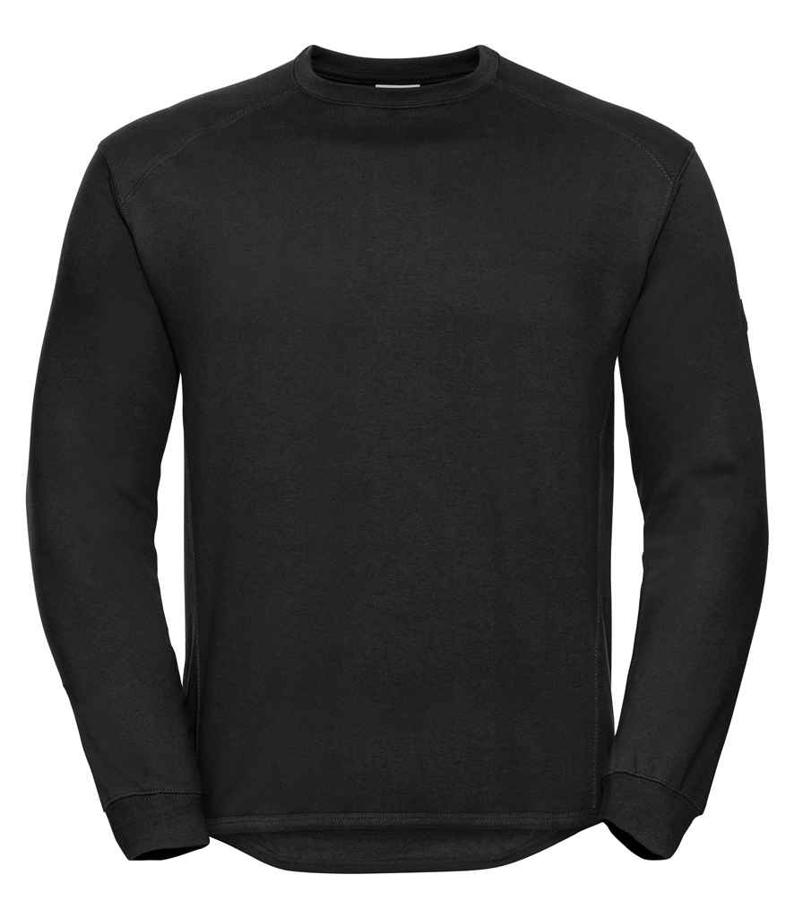 [013M BLK XS] Russell Heavyweight Sweatshirt (Black, XS)