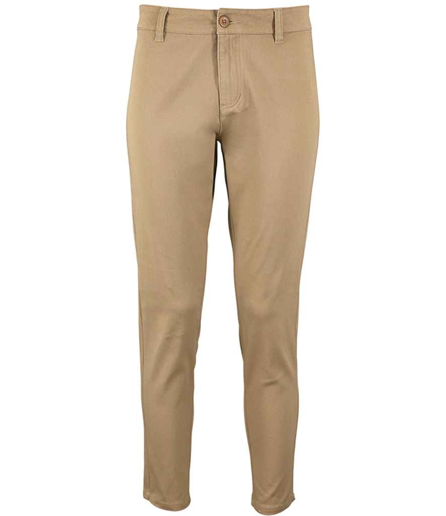 [01425 CHE 10=38] SOL'S Ladies Jules Chino Trousers (Chestnut, 10=38)