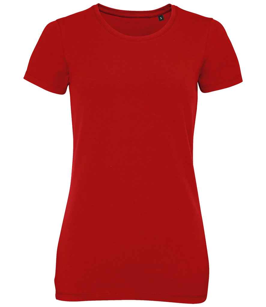 [02946 RED S] SOL'S Ladies Millenium Stretch T-Shirt (Red, S)