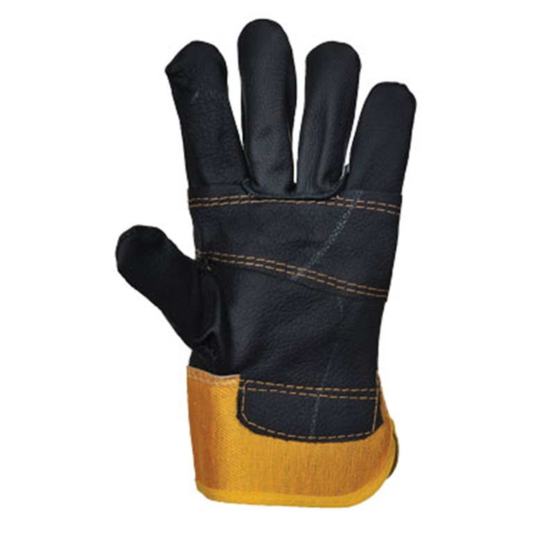 Leather Rigger 270 Cow Grain Palm Bar Glove (L)