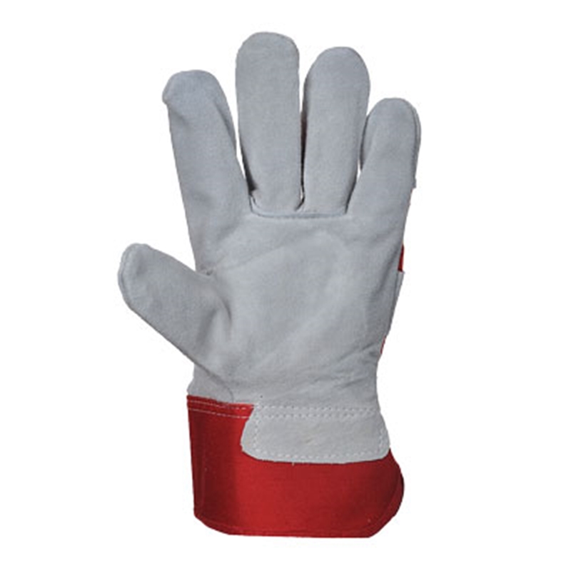 Leather Rigger 130 Cow Split Glove (Green, M)
