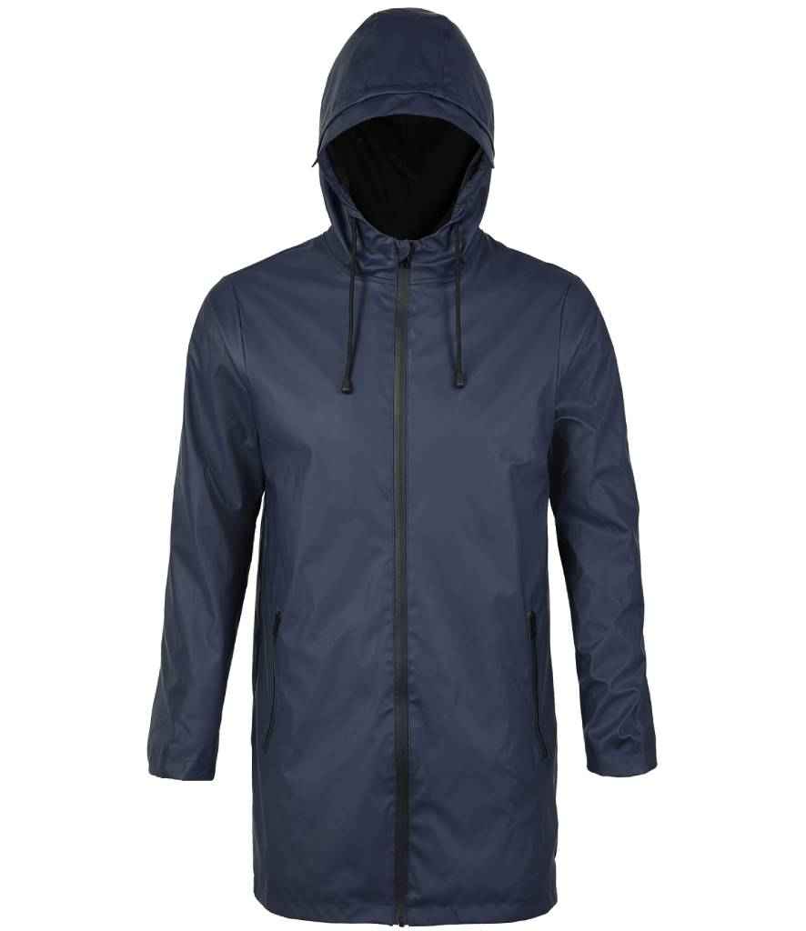 [03174 NGT S] NEOBLU Antoine Wax Parka Jacket (Night Blue, S)