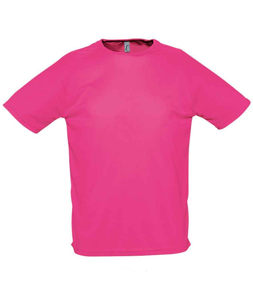[11939 NPI XXS] SOL'S Sporty Performance T-Shirt (Neon Pink, XXS)