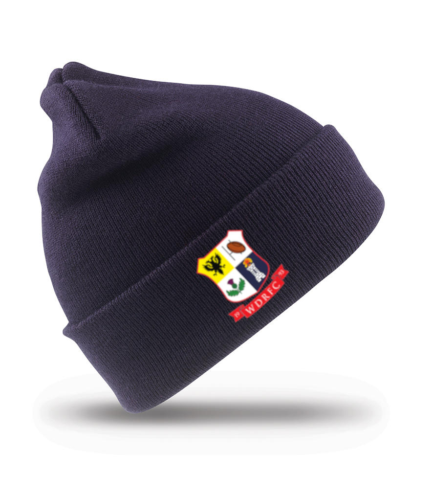 Result Kids Woolly Ski Hat with WDRFC Logo