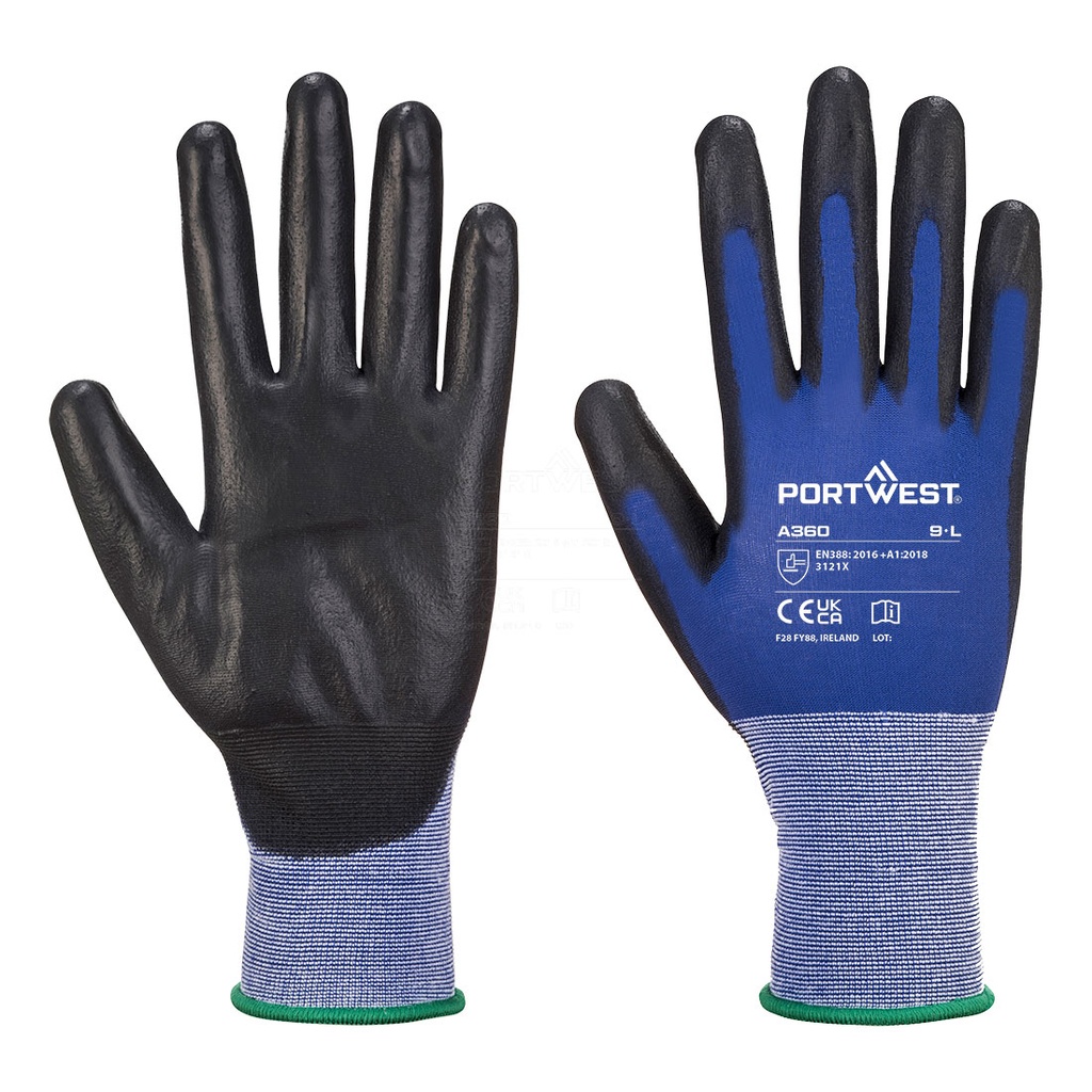 [A360B8RS] Grip 18 PU Glove (S)