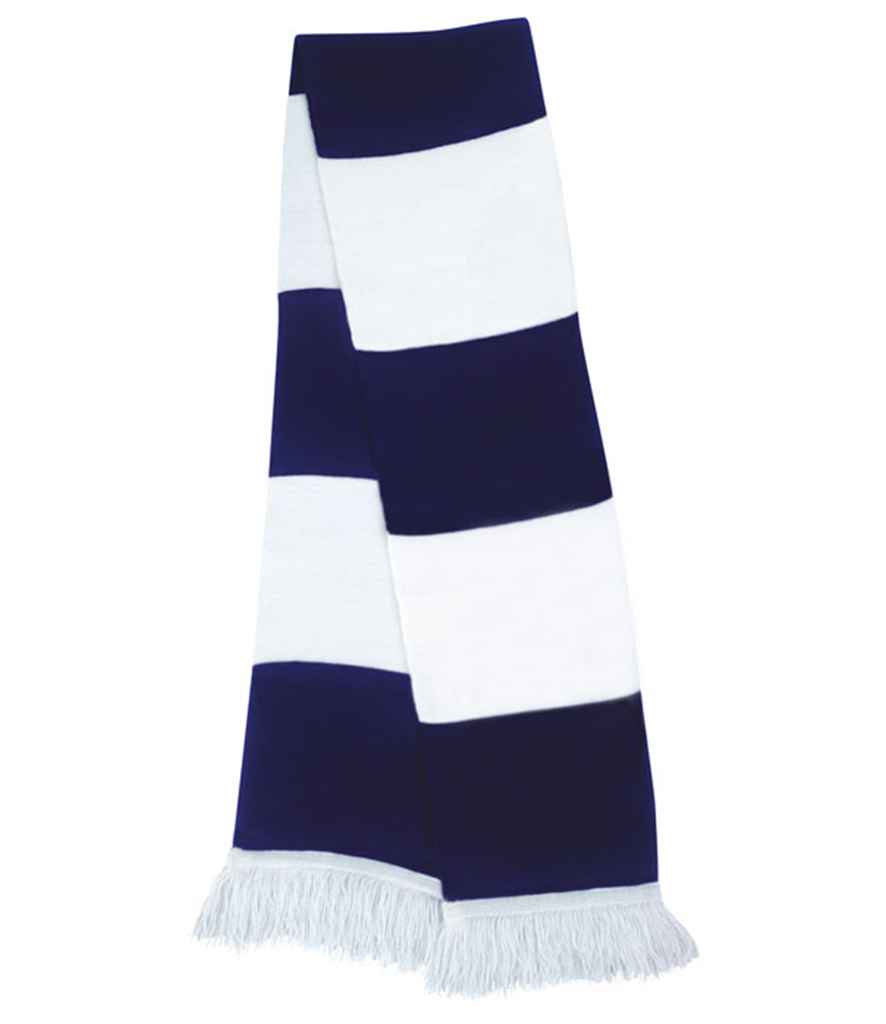 [RS146 WH/NV ONE] Result Team Scarf with WDRFC Logo (White/Navy)