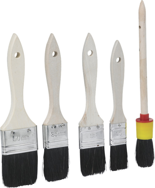 [B-BSV5VK] Set of 5 Paint Brushes
