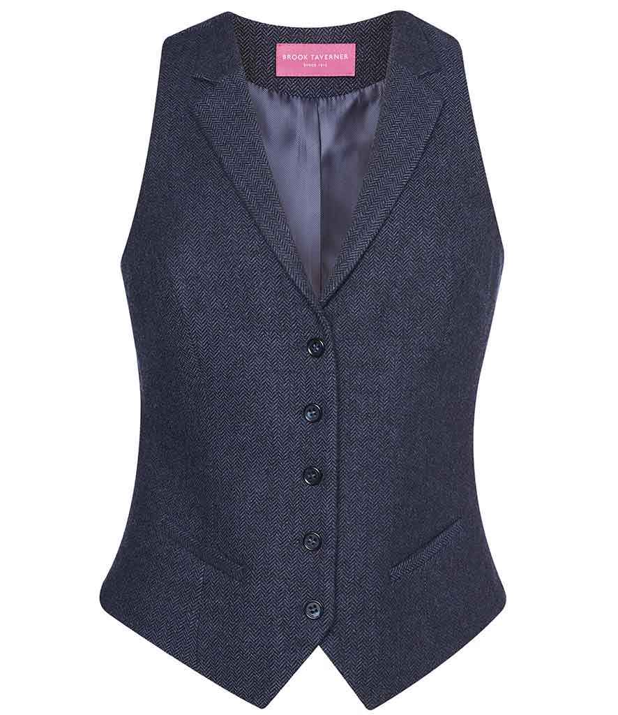 Brook Taverner Ladies Nashville Tweed Waistcoat