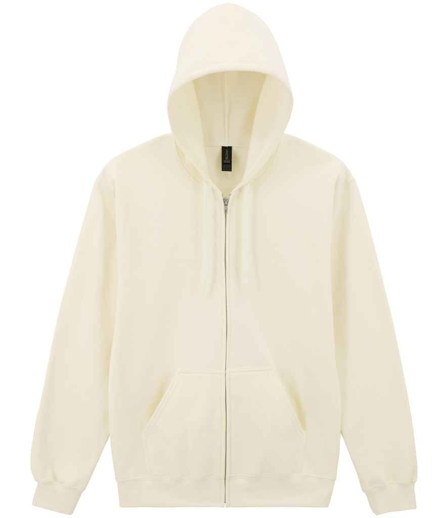 [GD69 OFW S] Gildan SoftStyle® Midweight Full Zip Hooded Sweatshirt (Off White, S)
