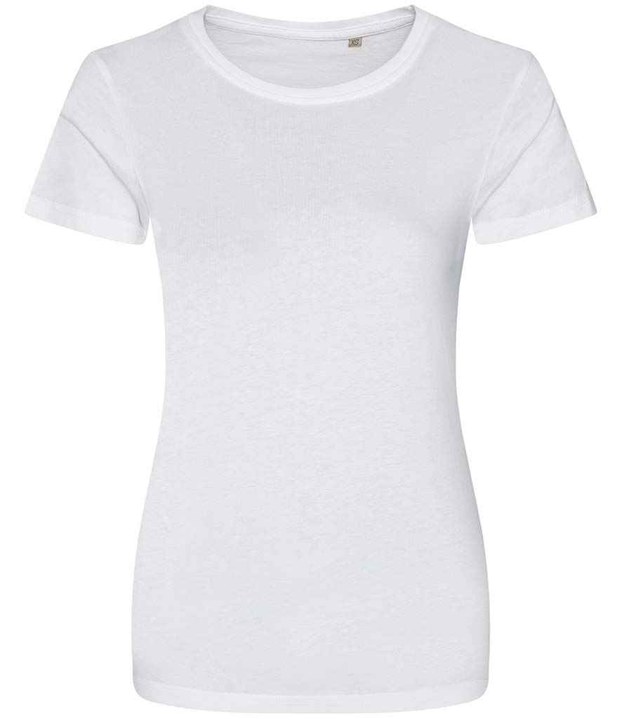 [EA001F ACW XS] Ecologie Ladies Cascades Organic T-Shirt (Arctic White, XS)