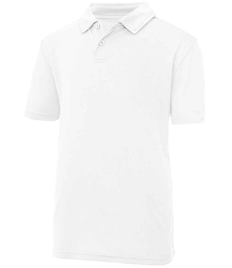 [JC040B ACW 3-4] AWDis Kids Cool Polo Shirt (Arctic White, 3-4)