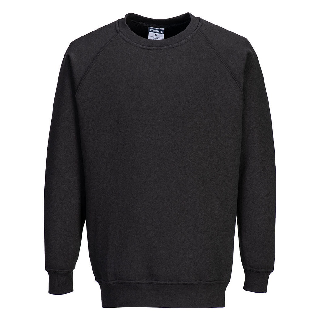 [B300BKRXS] Roma Sweatshirt (Black, XS)
