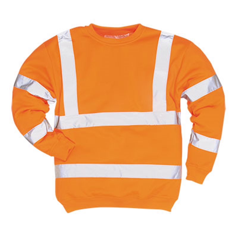 [B303YERXS] Portwest Hi-Vis Sweatshirt (Yellow, XS)