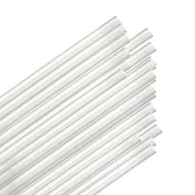 [BC-SJW20JK] 20" White Jumbo Straws (500)