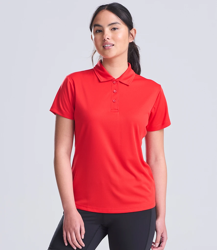 [JC045 ACW XS] AWDis Ladies Cool Polo Shirt (Arctic White, XS)