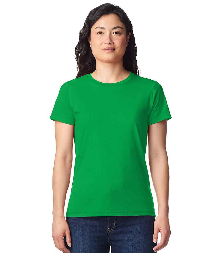 [GD92 IGN S] Gildan Ladies SoftStyle® Midweight T-Shirt (Irish Green, S)