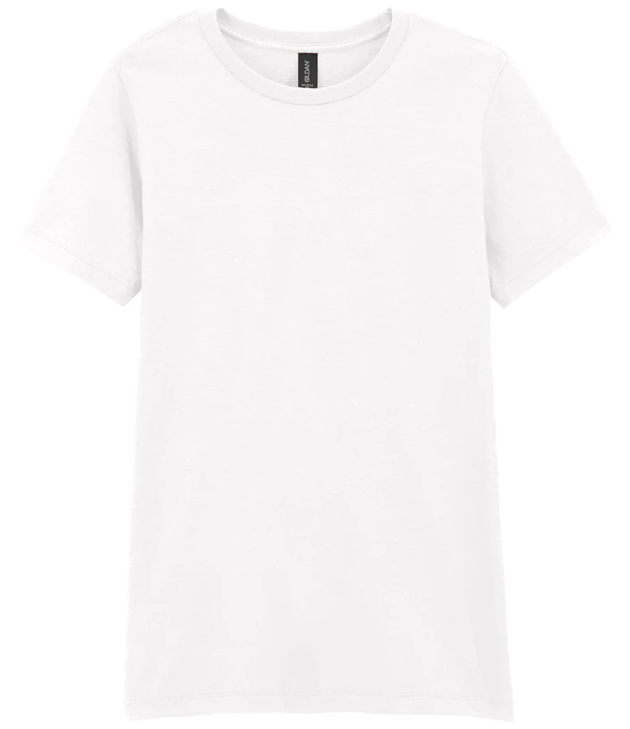 [GD93 PHB S] Gildan Ladies SoftStyle® CVC T-Shirt (Pitch Black, S)