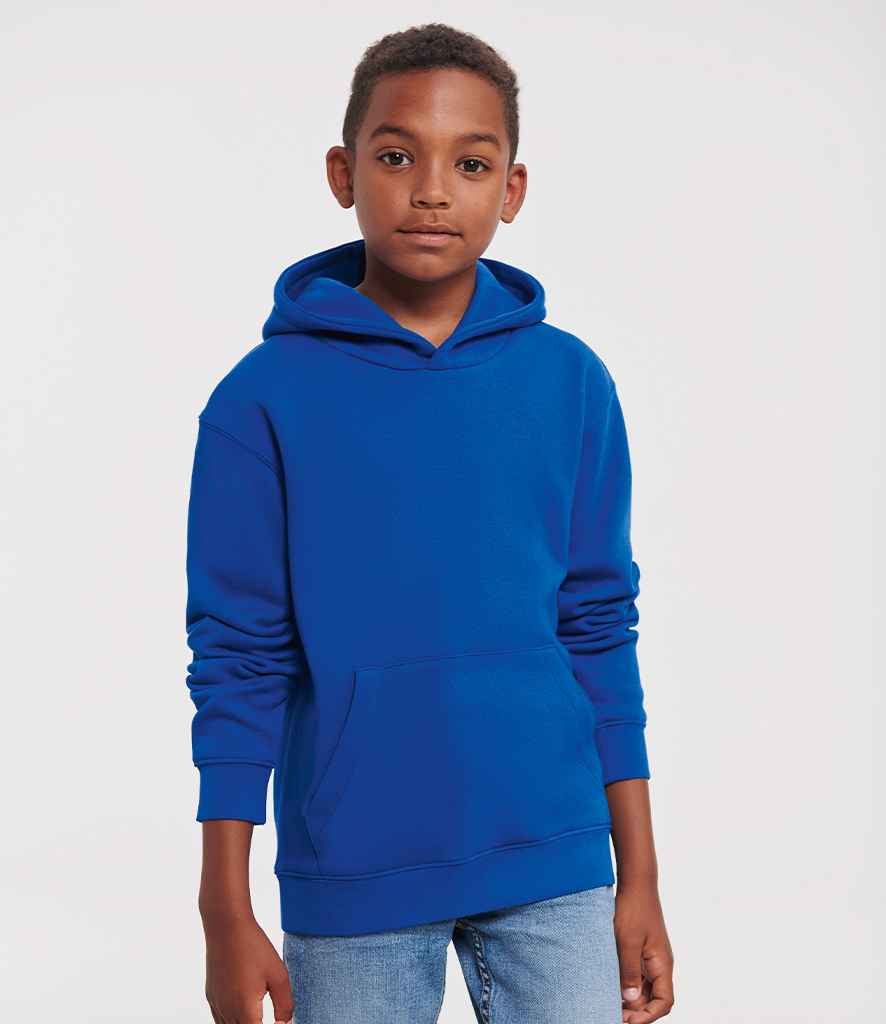 [265B BRO 3-4] Russell Kids Authentic Hooded Sweatshirt (Bright Royal, 3-4)