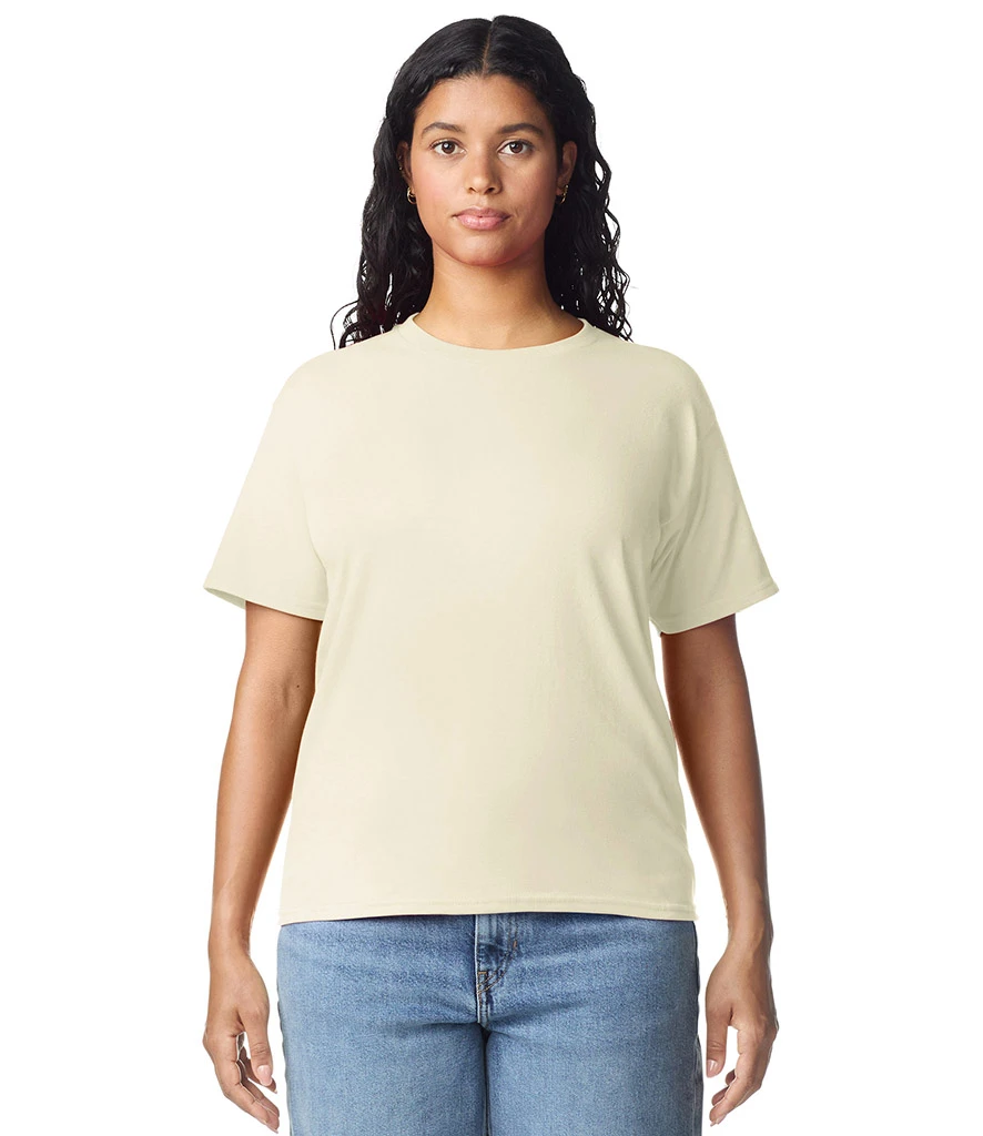 [GD95 OFW S] Gildan Ladies Heavy Cotton™ T-Shirt (Off White, S)