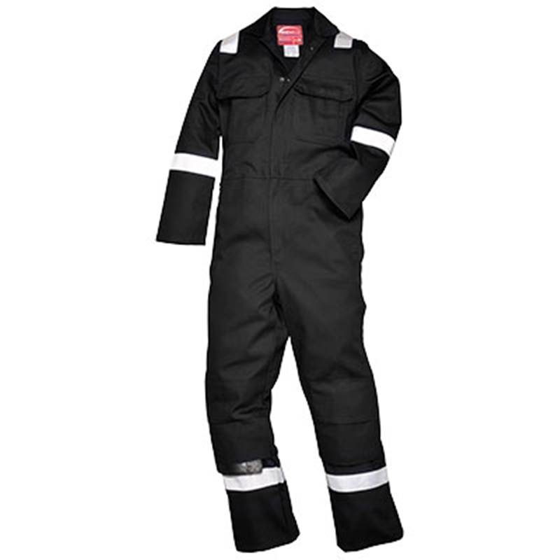 Bizweld Work FR Coverall (Black, XS, Regular)