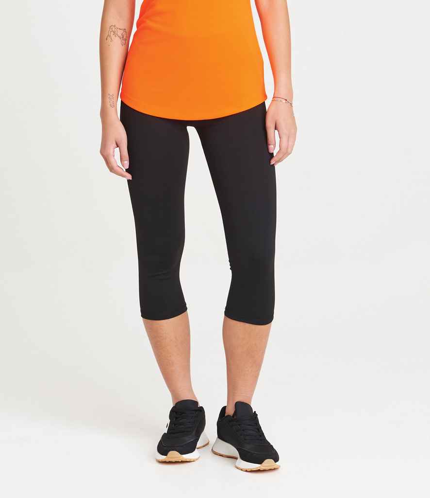 [JC086 JBK XS] AWDis Ladies Cool Capris (XS)