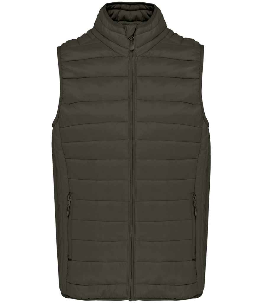 [KB6113 DKH S] Kariban Lightweight Padded Bodywarmer (Dark Khaki, S)