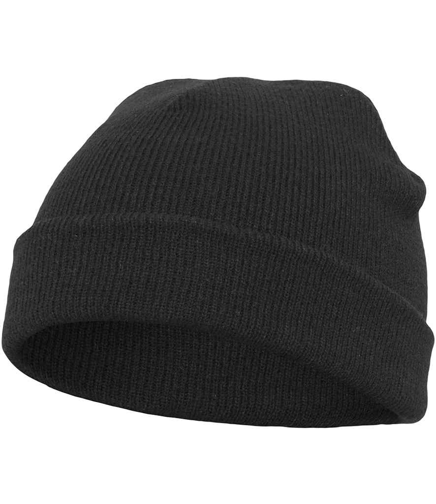 [F1500KC BLK ONE] Flexfit Heavyweight Beanie (Black)