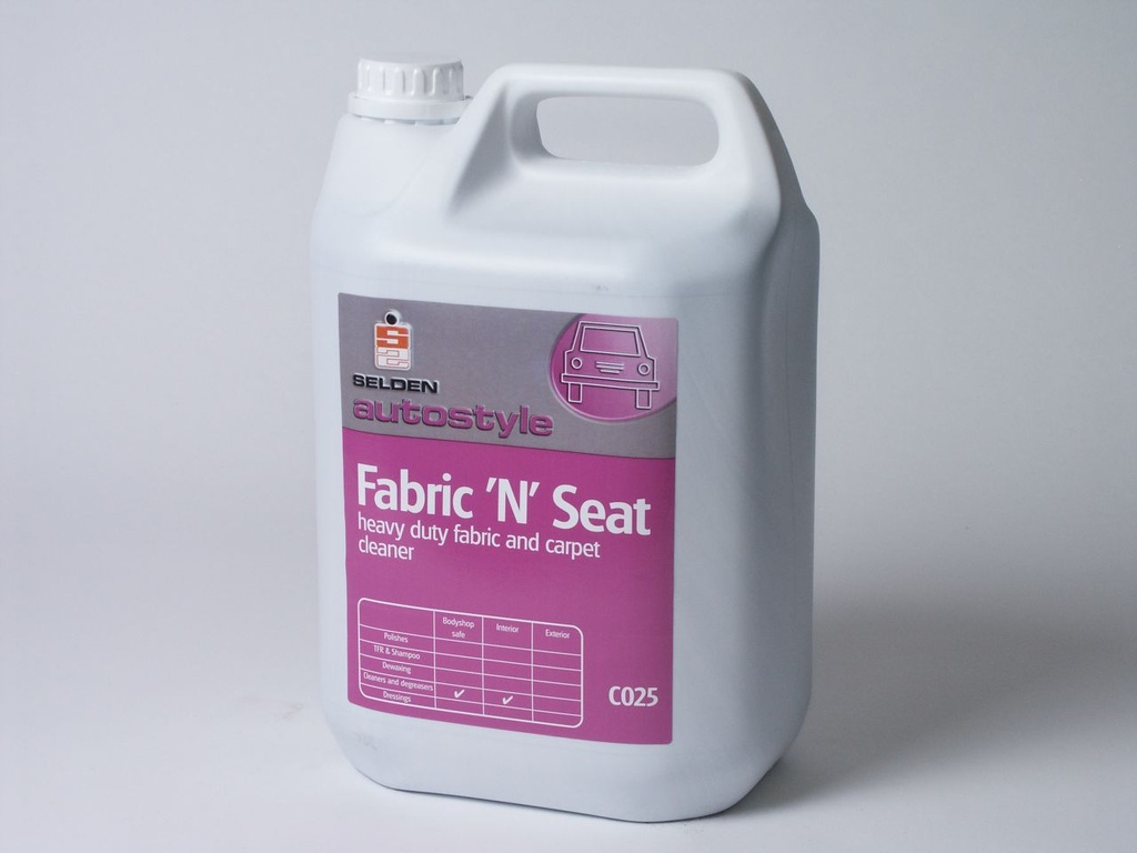 Fabric and Seat Upholstery Cleaner H.D. 5 litres