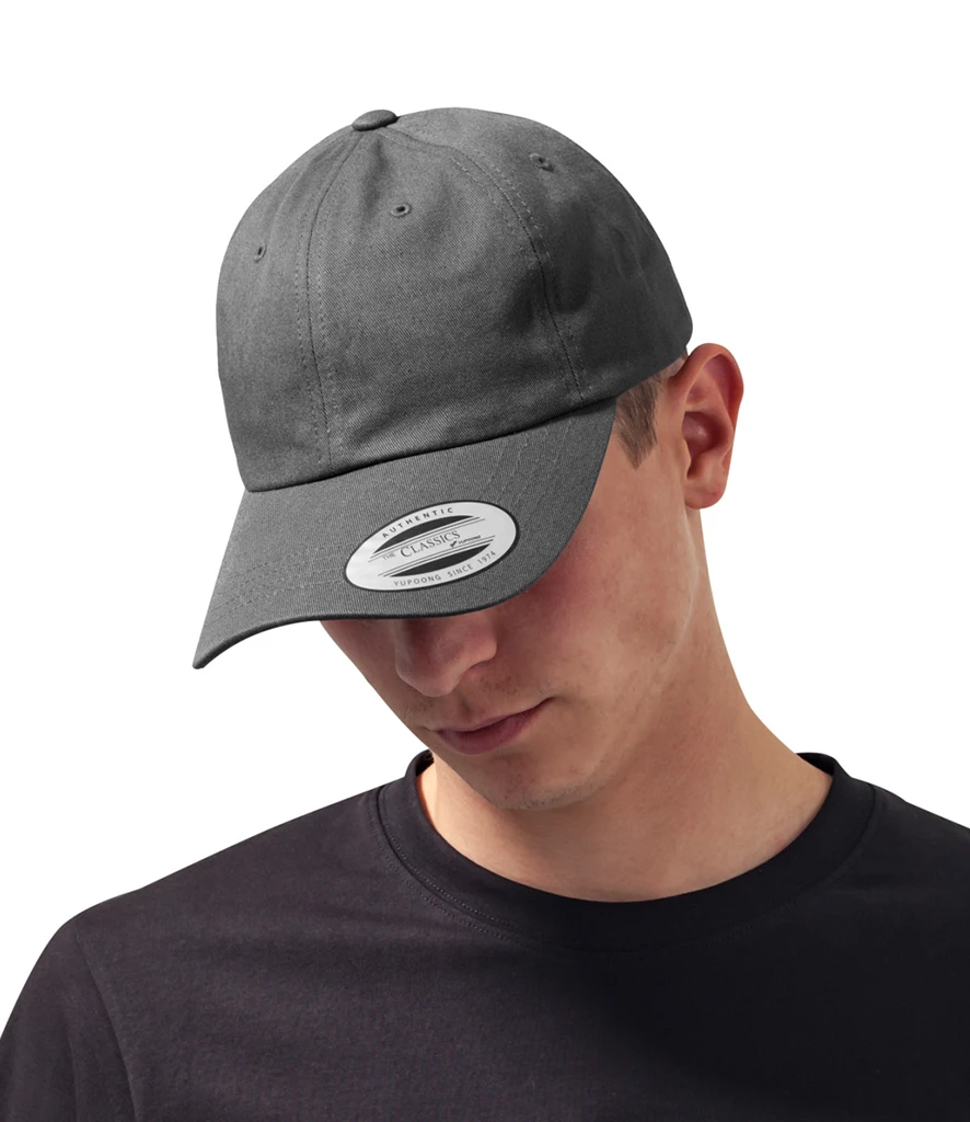[F6245CM DGY ONE] Flexfit Low Profile Cotton Twill Cap (Dark Grey)