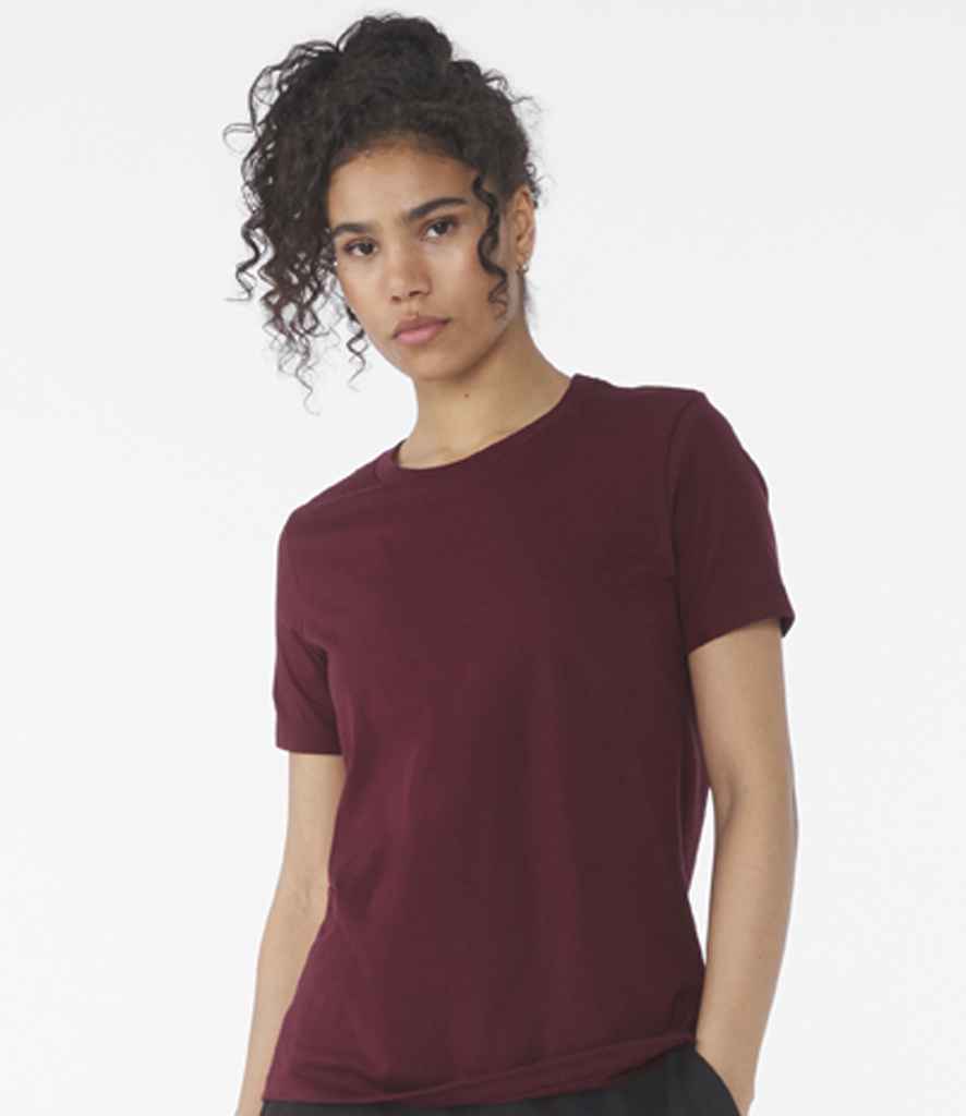 [BL6400 BLK S] Bella Ladies Relaxed Jersey T-Shirt (Black, S)