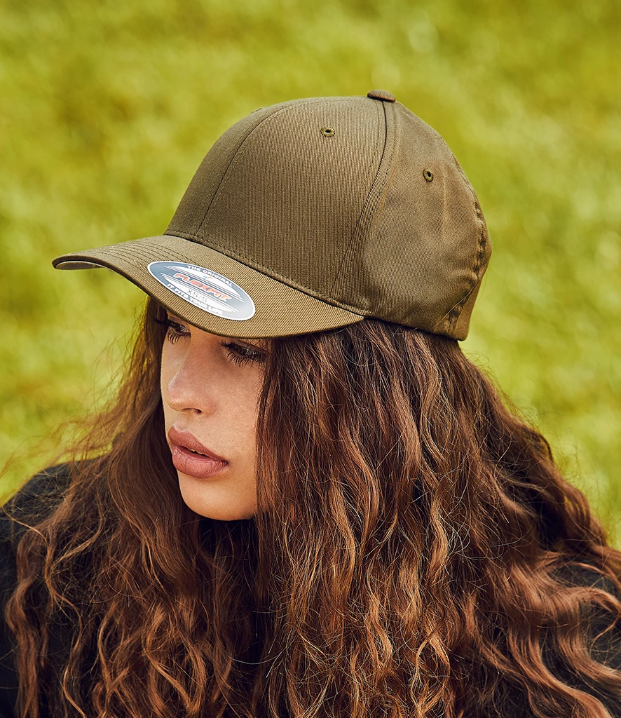 [F6277 DGY XS/S] Flexfit Wooly Combed Cap (Dark Grey, XS/S)