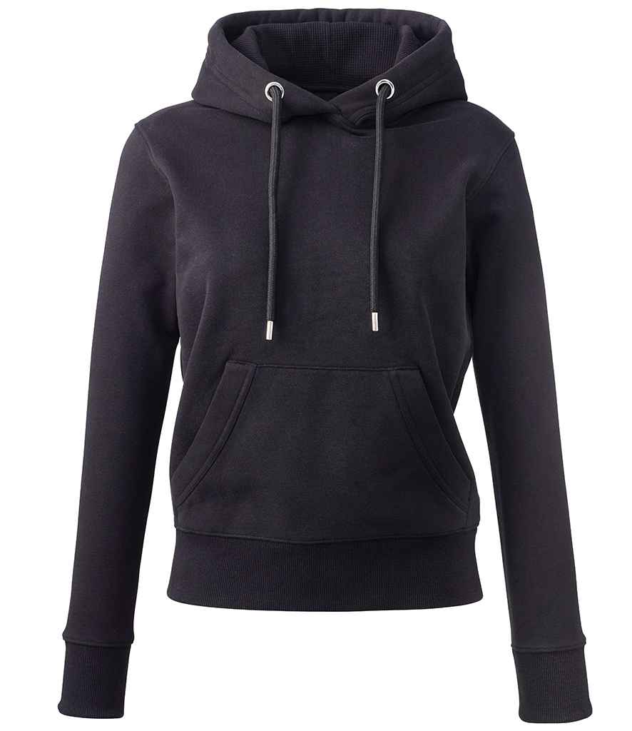 [AM03 BLK XS] Anthem Ladies Organic Hoodie (Black, XS)
