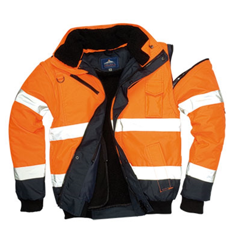 Portwest Contrast Bomber Jacket (Yellow/Black, XS)