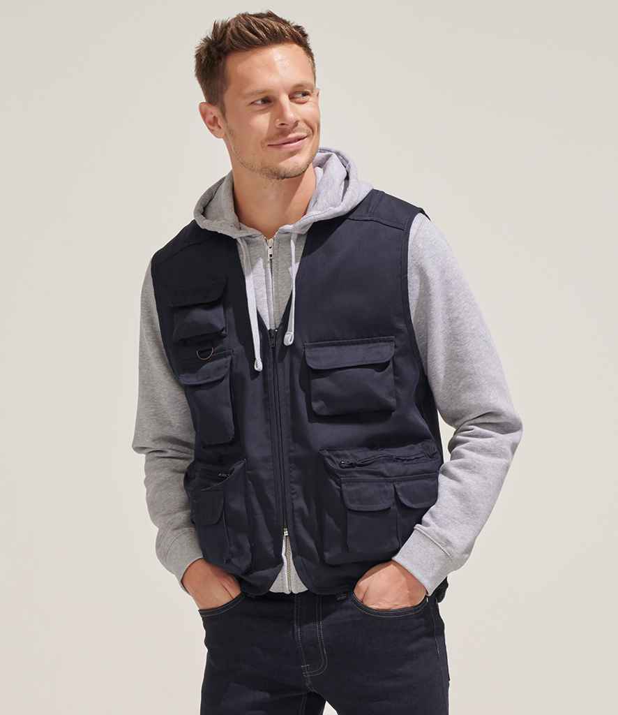 [43630 ROP S] SOL'S Wild Waistcoat (Rope, S)