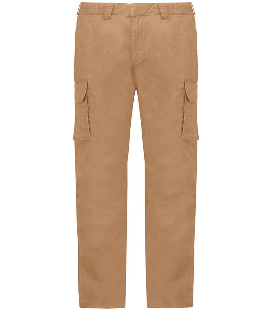 [KB744 CAM 30=40] Kariban Multi-Pocket Trousers (Camel, 30=40)