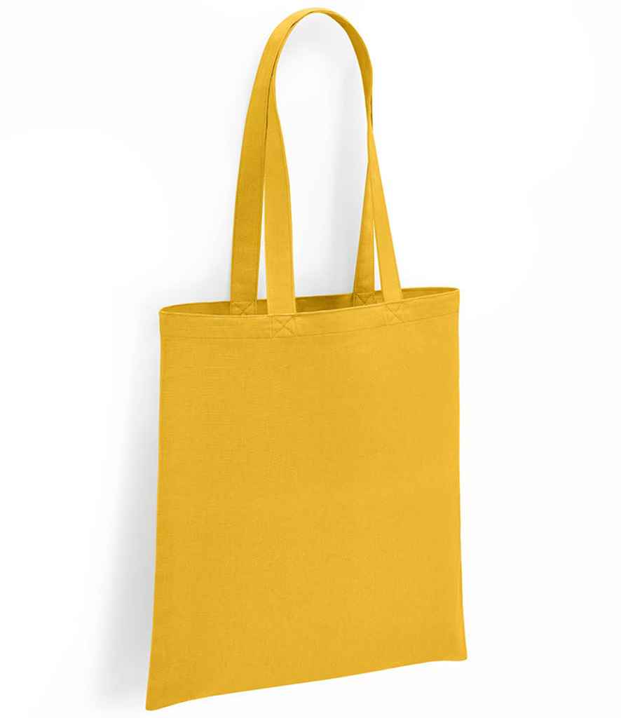 [BR051 MUS ONE] Brand Lab Organic Cotton Long Handle Shopper (Mustard)