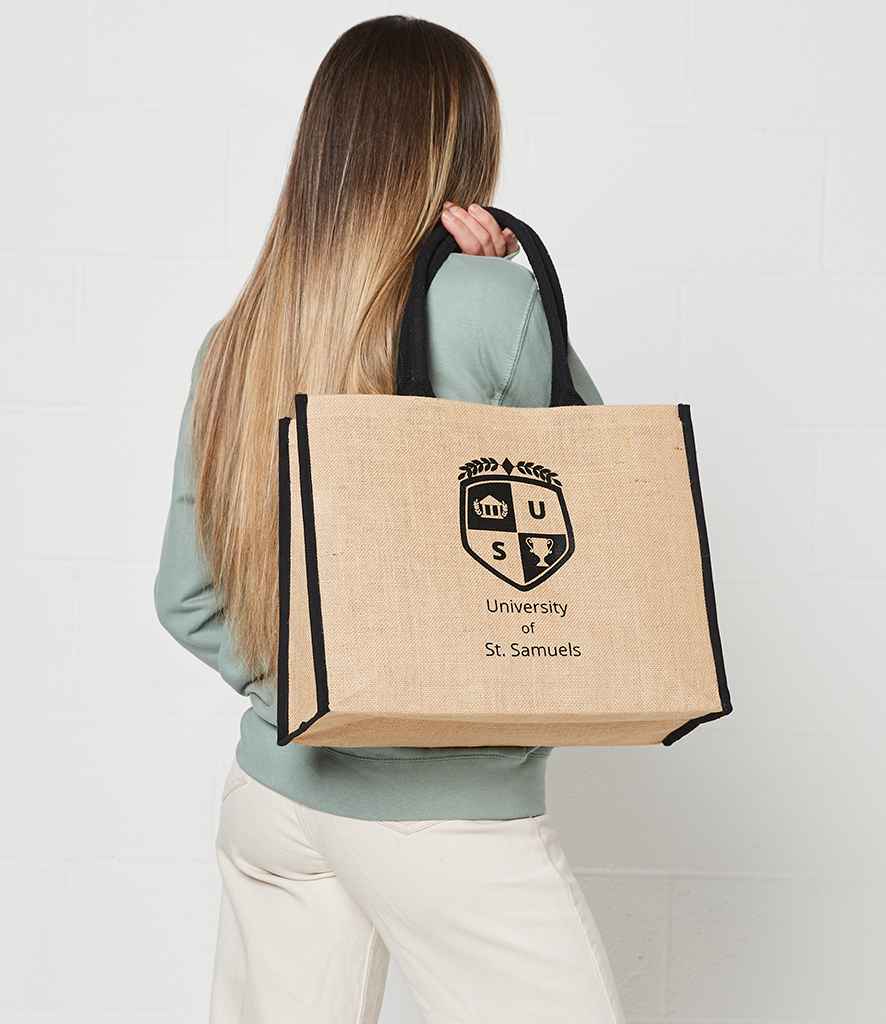 Brand Lab Jute Tipped Shopper