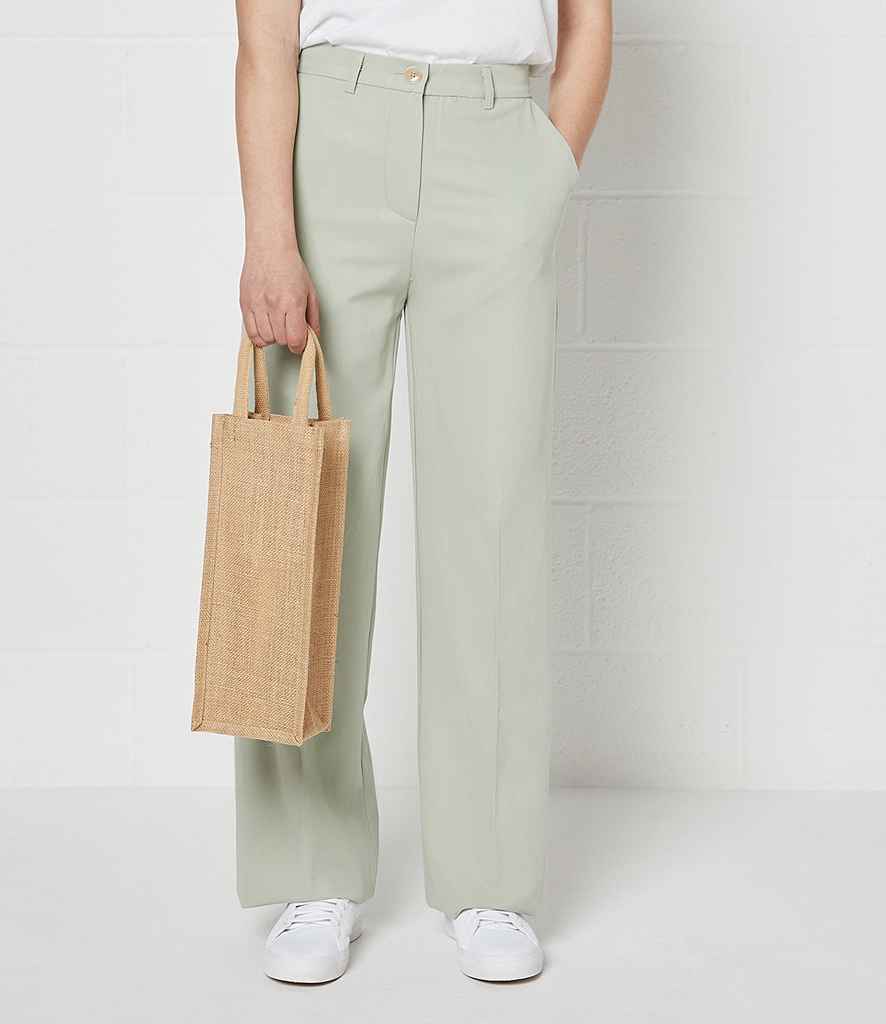 [BR105 NAT ONE] Brand Lab Jute Bottle Bag