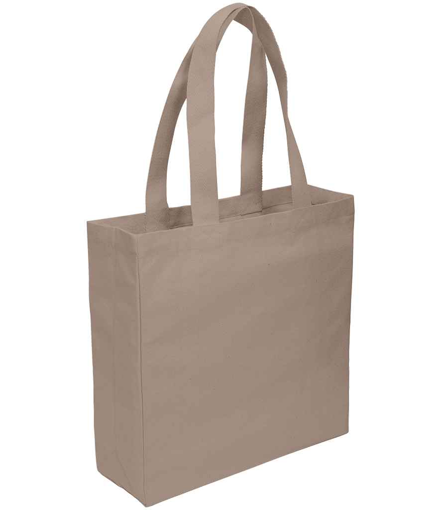 [BR201 MSR ONE] Brand Lab Everyday Square Canvas Tote Bag (Mushroom)