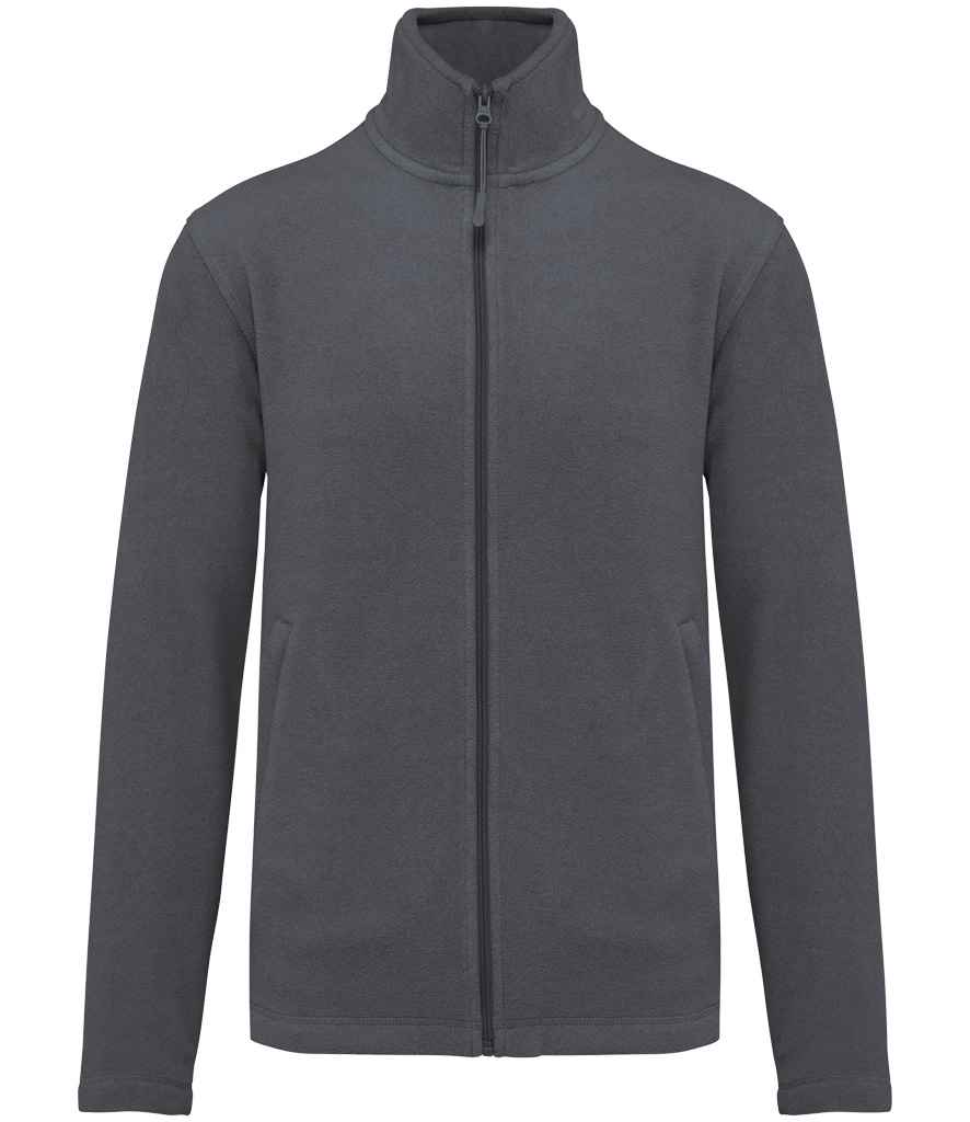 [KB911 CVY S] Kariban Falco Micro Fleece Jacket (Convoy Grey, S)