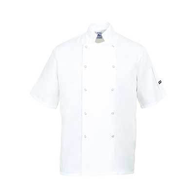 [C733BKRXS] Cumbria Chefs Jacket (Black, XS)