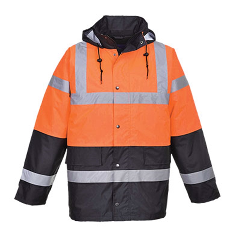 [S467] Hi-Vis Contrast Winter Traffic Jacket