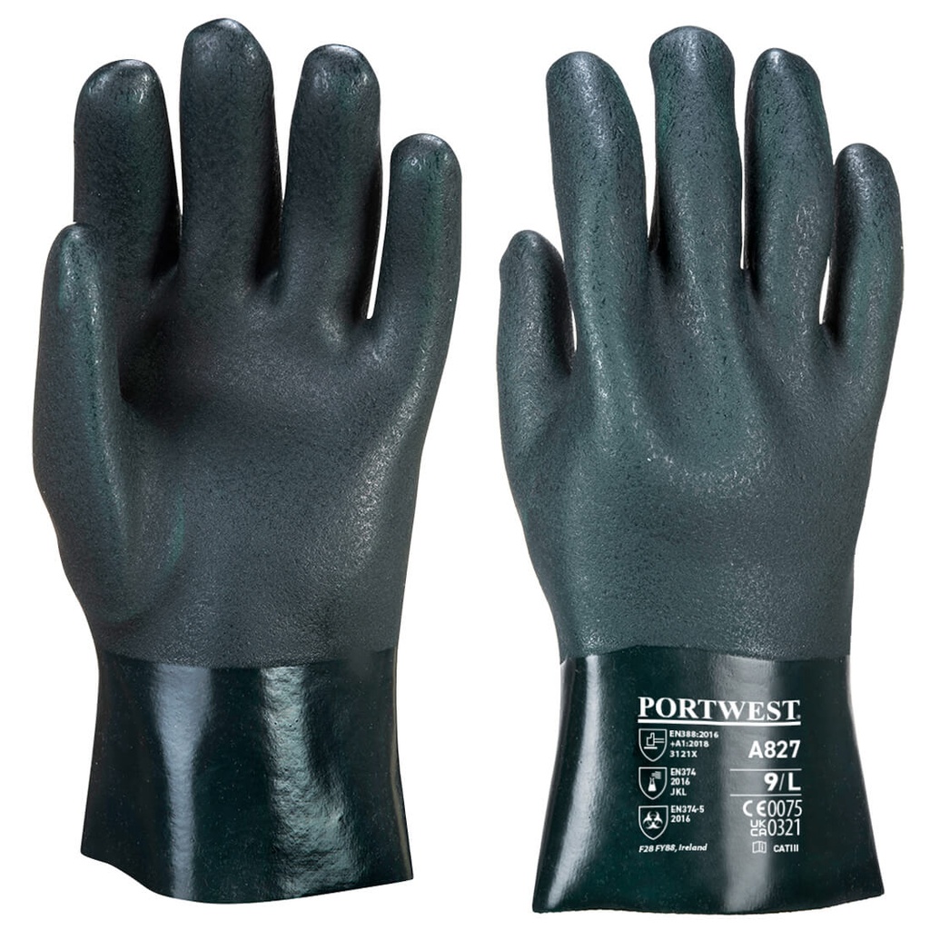 [A827] Chem 270 PVC Double Dipped Gauntlet