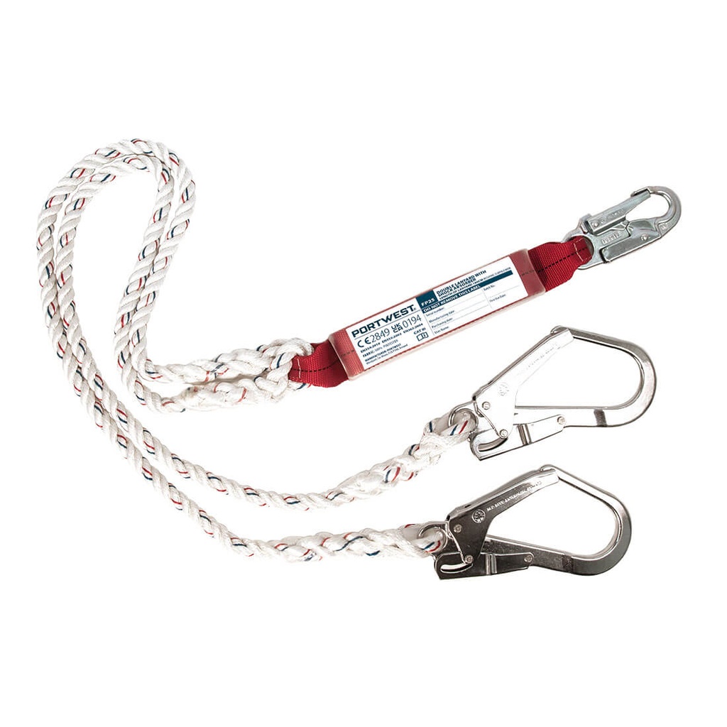 [FP25] Double 1.8m Lanyard With Shock Absorber